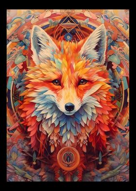 Fox Gifts' Poster, picture, metal print, paint by schmugo