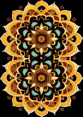 Double Mandala Boho Style