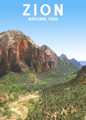 Zion National Park Vintage