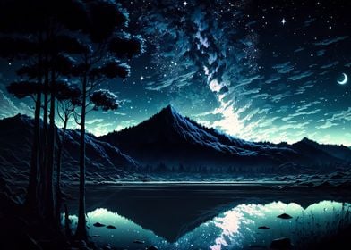 Night Sky With Stars