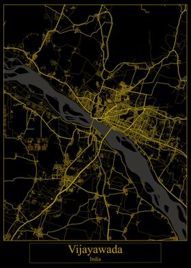 Vijayawada India Map