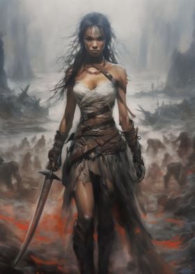 Female Warrior Fightress