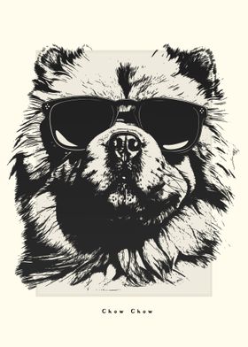 Chow Chow Illustration