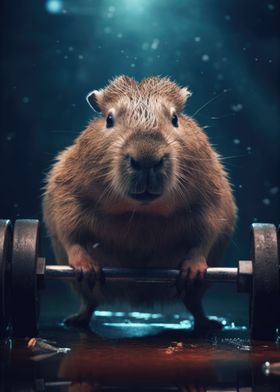 Bodybuilder Capybara