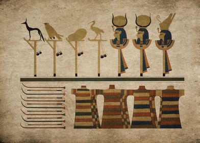 Tomb of Ramses IV painting