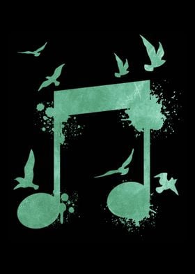 Musical Note Bird