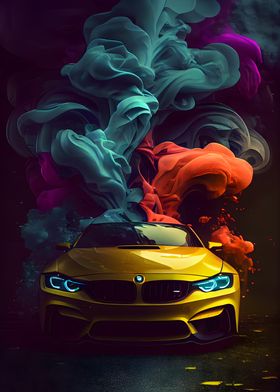 BMW M4 Golden Smoke