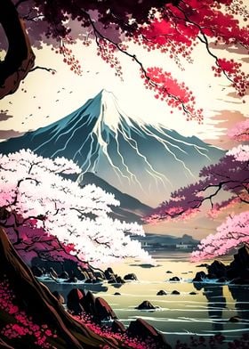 landcapes sakura japan