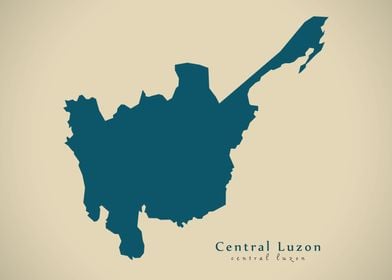 Central Luzon region map