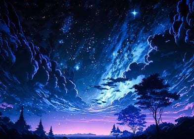 Night Sky With Stars