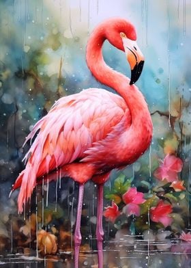 Flamingo Posters Online - Shop Unique Metal Prints, Pictures, Paintings