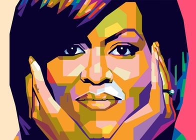 Michelle Obama Pop Art