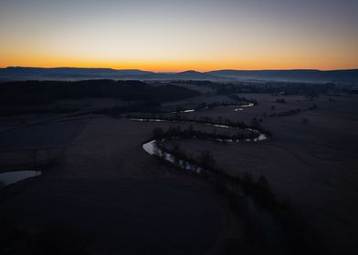 Sunrise on the Donau