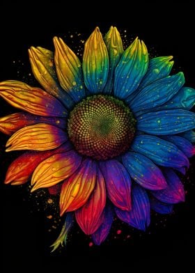 Sunflower Psychedelic