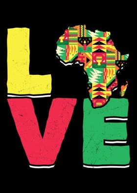 Love Africa Black