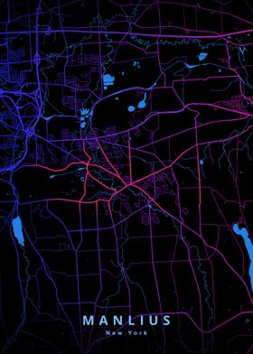 Manlius NY Map