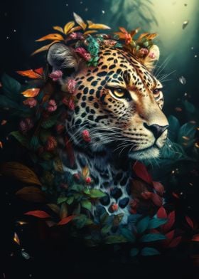 Fantasy Magic Leopard