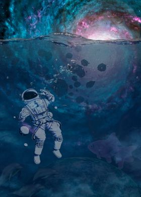Astronaut Drowning