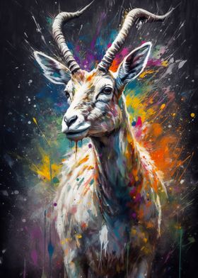 Addax painting