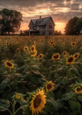 Field of Sunflowers