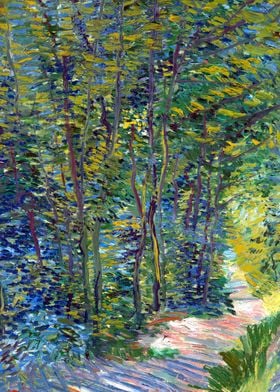 Path in the Woods Van Gogh