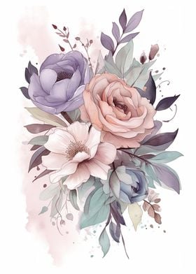 Floral Watercolor Art