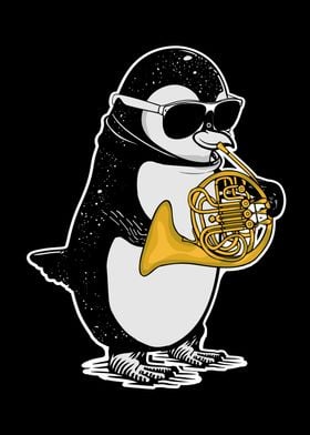 French Horn Player Penguin