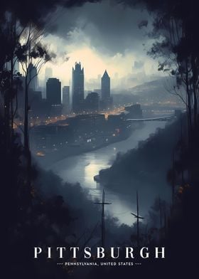 Pittsburgh City skyline
