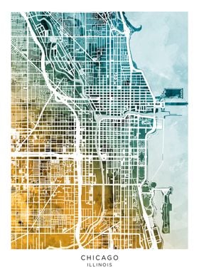 Chicago Illinois Map