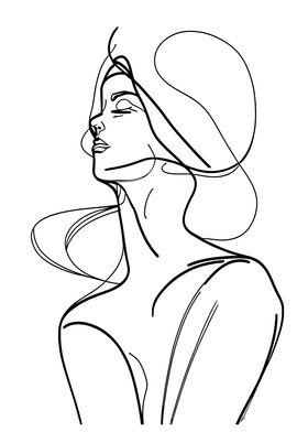 Woman Line Art