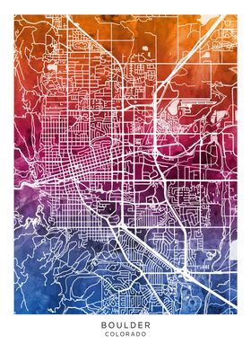 Boulder Colorado Map