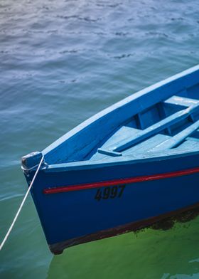 Blue boat