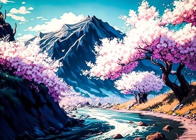 landcapes sakura japan