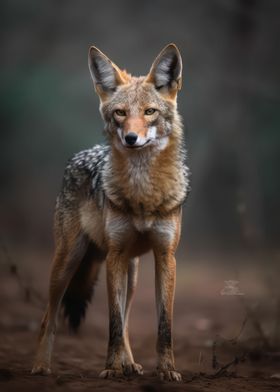 Alert jackal