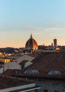 Florence Cathedral sunset