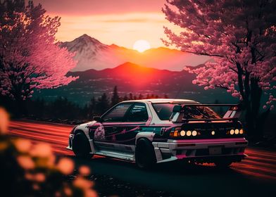 'Nissan Skyline R34' Poster by Milena Woodcock | Displate