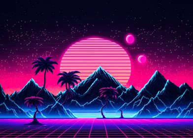 Synthwave Landscapes