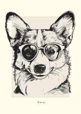 Corgi IIlustration