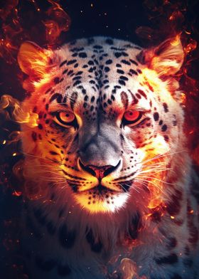 The Fiery Flame Leopard