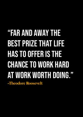 Theodore Roosevelt Quote 