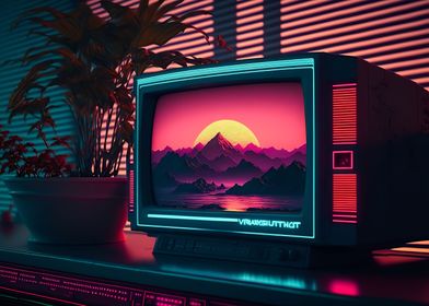 Vaporwave Retrovision