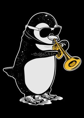 Trumpet Player Penguin