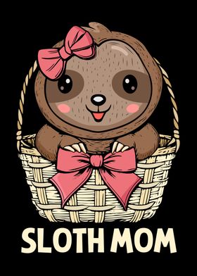 Sloth Mom Gift Mother