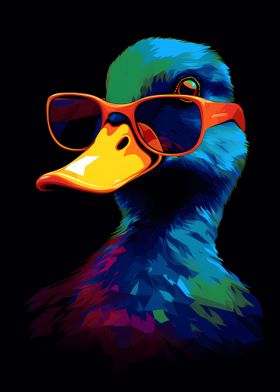 Duck With Sunglasses