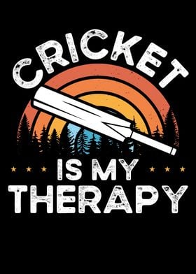 Cricket is my therapy