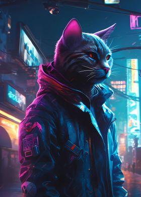 Cat Futuristic