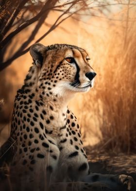 Elegant cheetah