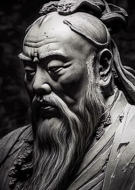 Confucius Portrait Artwork