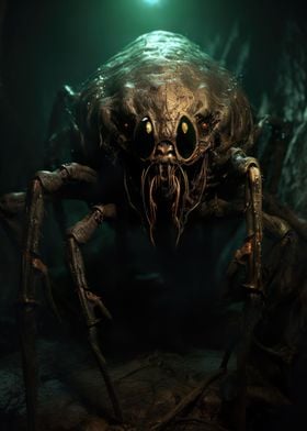 scary alien spider