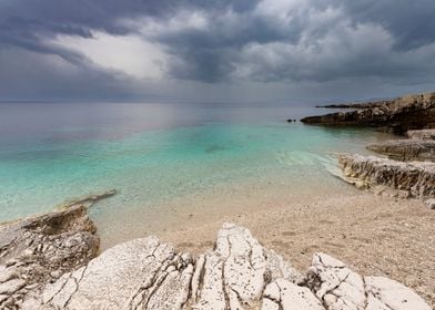 Seascape on a Corfu Island